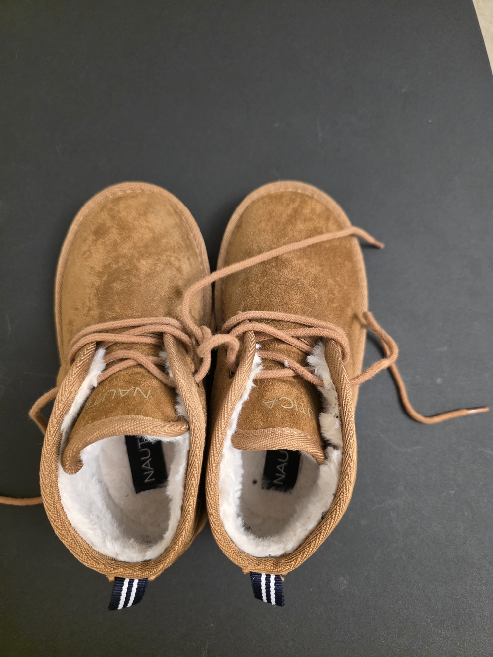 Nautica Kids Suede Chukka Boots - Tan - Sz 12 - Worn a Few Times